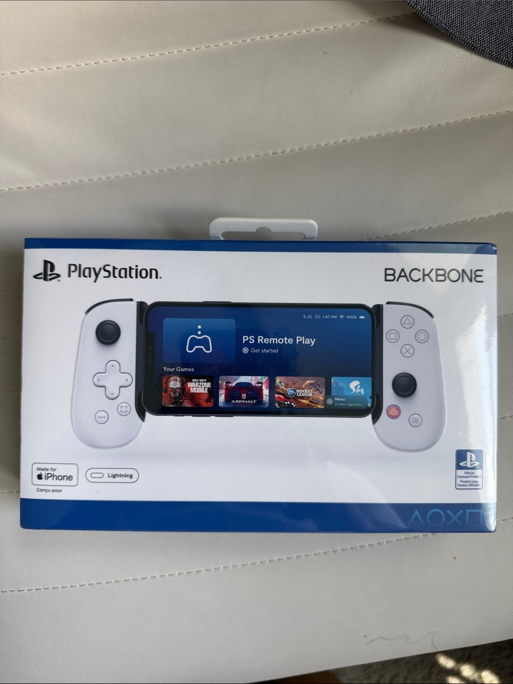 Sony PlayStation Backbone Mobile Controller - White